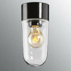 Stallglas Klar IP54 Rak E27