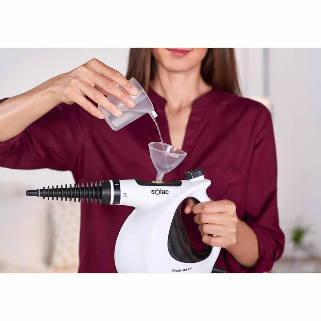 Steam Jet 2.1 Professionell Rengöring 9 Tillbehör 3 Bar 1050W