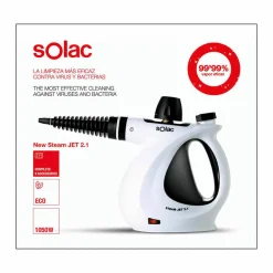 Steam Jet 2.1 Professionell Rengöring 9 Tillbehör 3 Bar 1050W