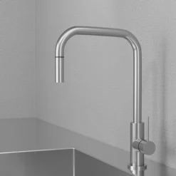 Steel Accent Square med Utdragbar Pip