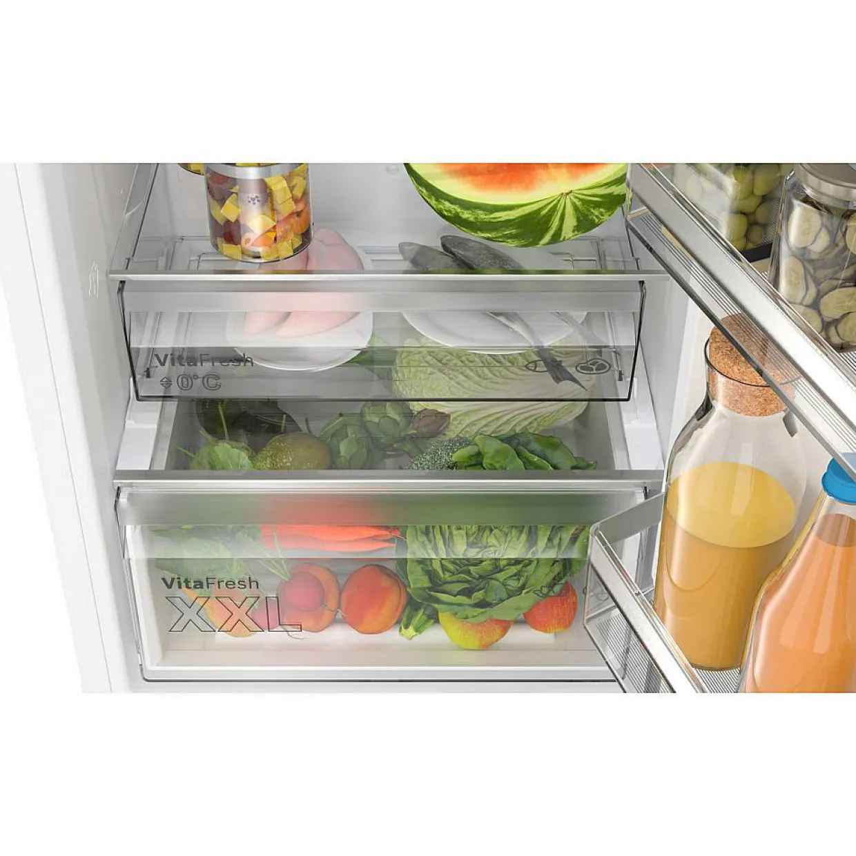 2 st KGN397WCT Serie 4 Vit NoFrost och VitaFresh