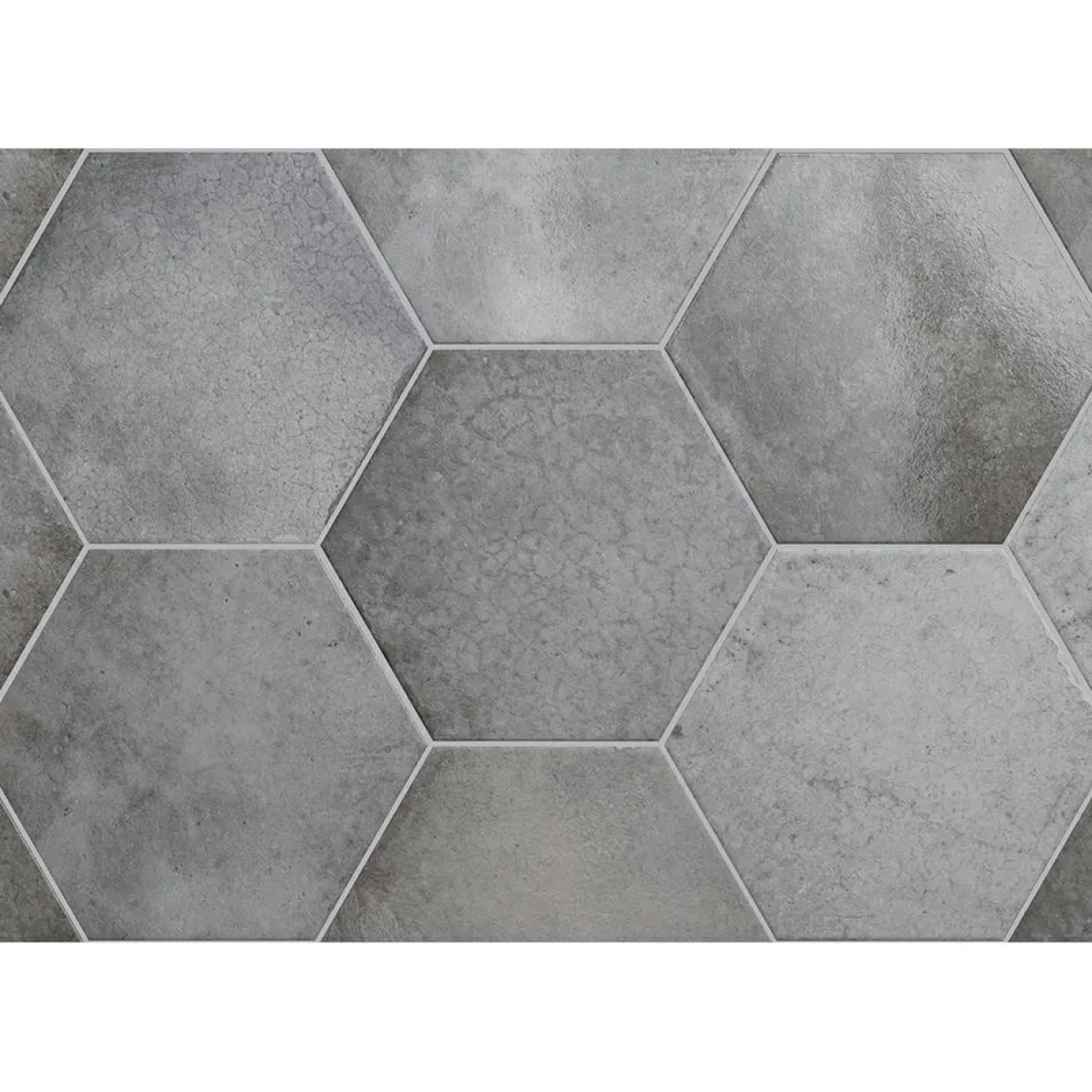 Story grey shadow hexagon 17,5x20 cm