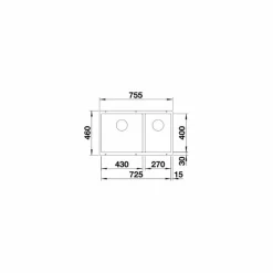 Subline 430/270 Silgranit Infino