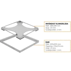 Tile in Slim 200 Borstad