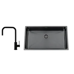 Titan 730 X med Köksblandare Steel Accent Square D