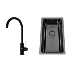 Titan 230 X med Köksblandare Steel Equip Shadow