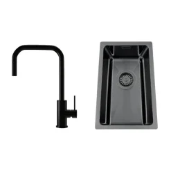 Titan 230 X med Köksblandare Steel Accent Square D