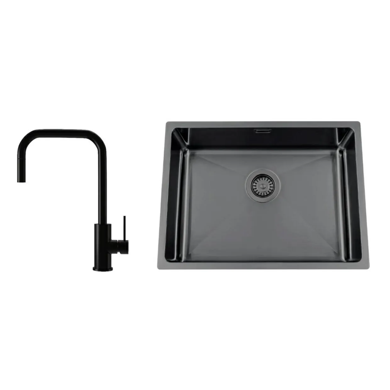 Titan 530 X med Köksblandare Steel Accent Square D