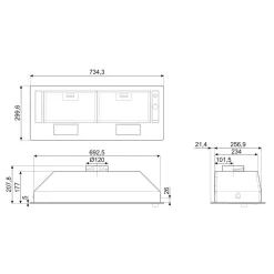 Universal KSG70HE Integrerad
