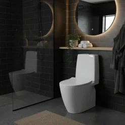Vinta Art Rimfree Turboflush med WC-Lim