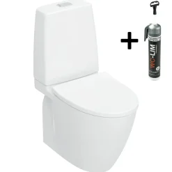 Vinta Art Rimfree Turboflush med WC-Lim