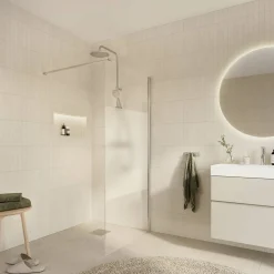 Wall Delvis Frostat Glas