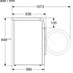 WGG244RFSN Serie 6 i-DOS Rostfri