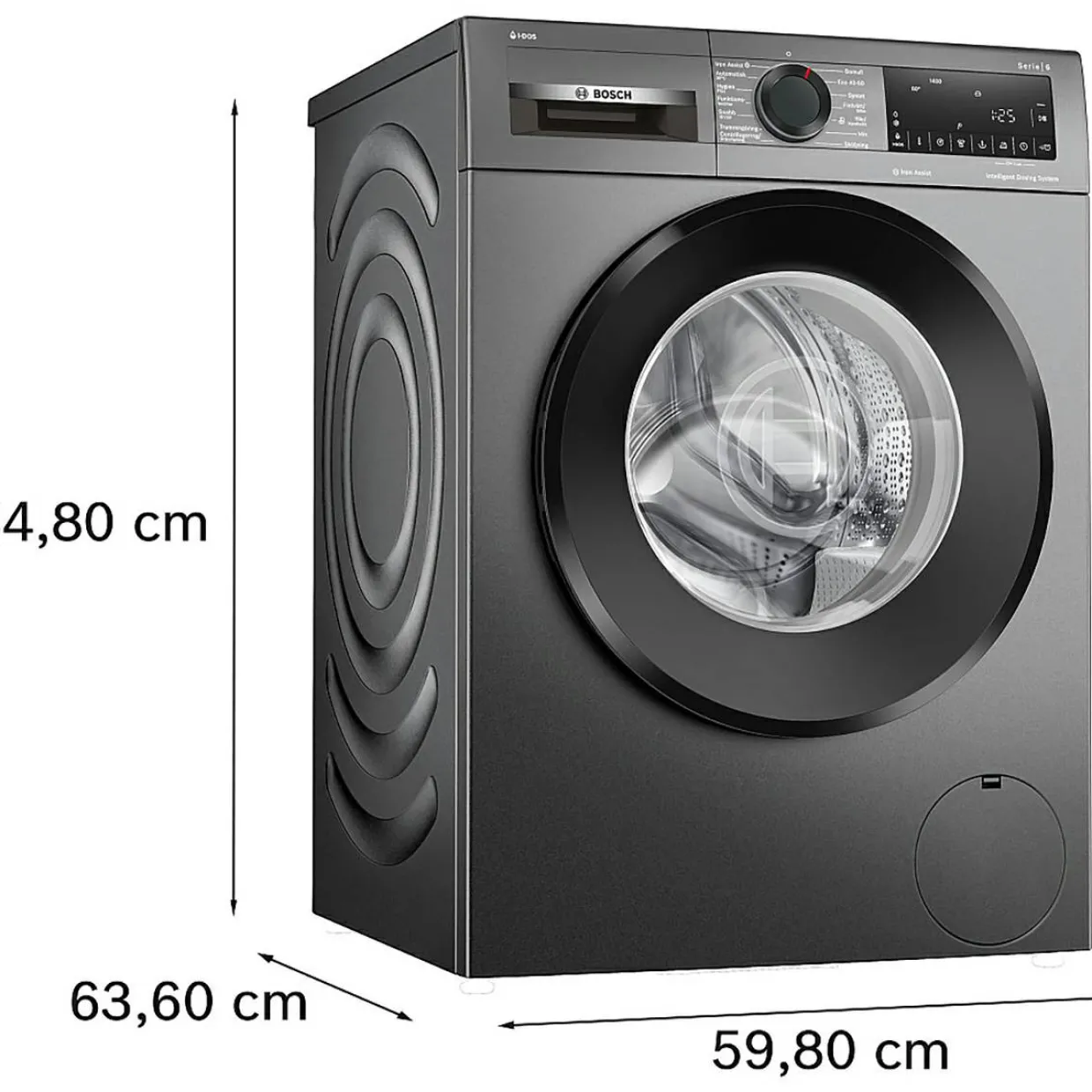 WGG244RFSN Serie 6 i-DOS Rostfri