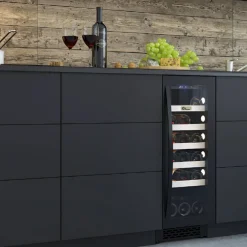 Winemex 20 Svart Fristående/Inbyggbar med LED-belysning