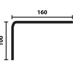 160x100 cm