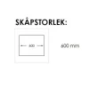 Zirkon 500 Rostfritt Stål för Kök och Tvättstuga