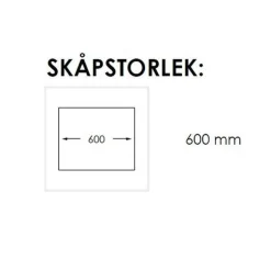 Zirkon 500 Rostfritt Stål för Kök och Tvättstuga
